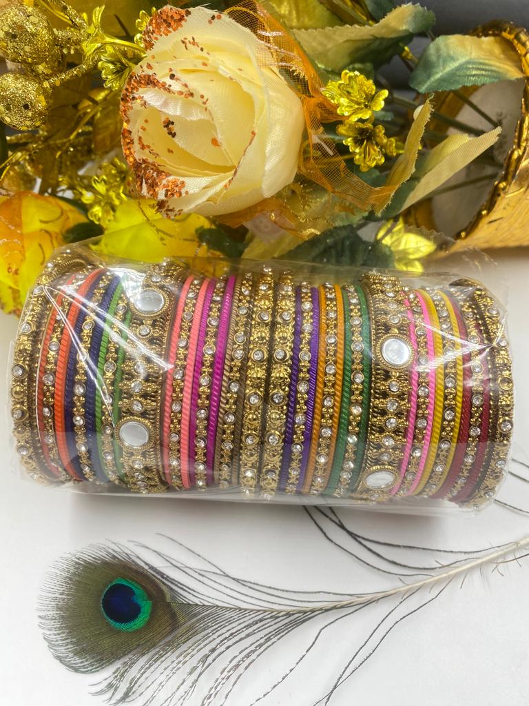 Antique Gold Bangle Set