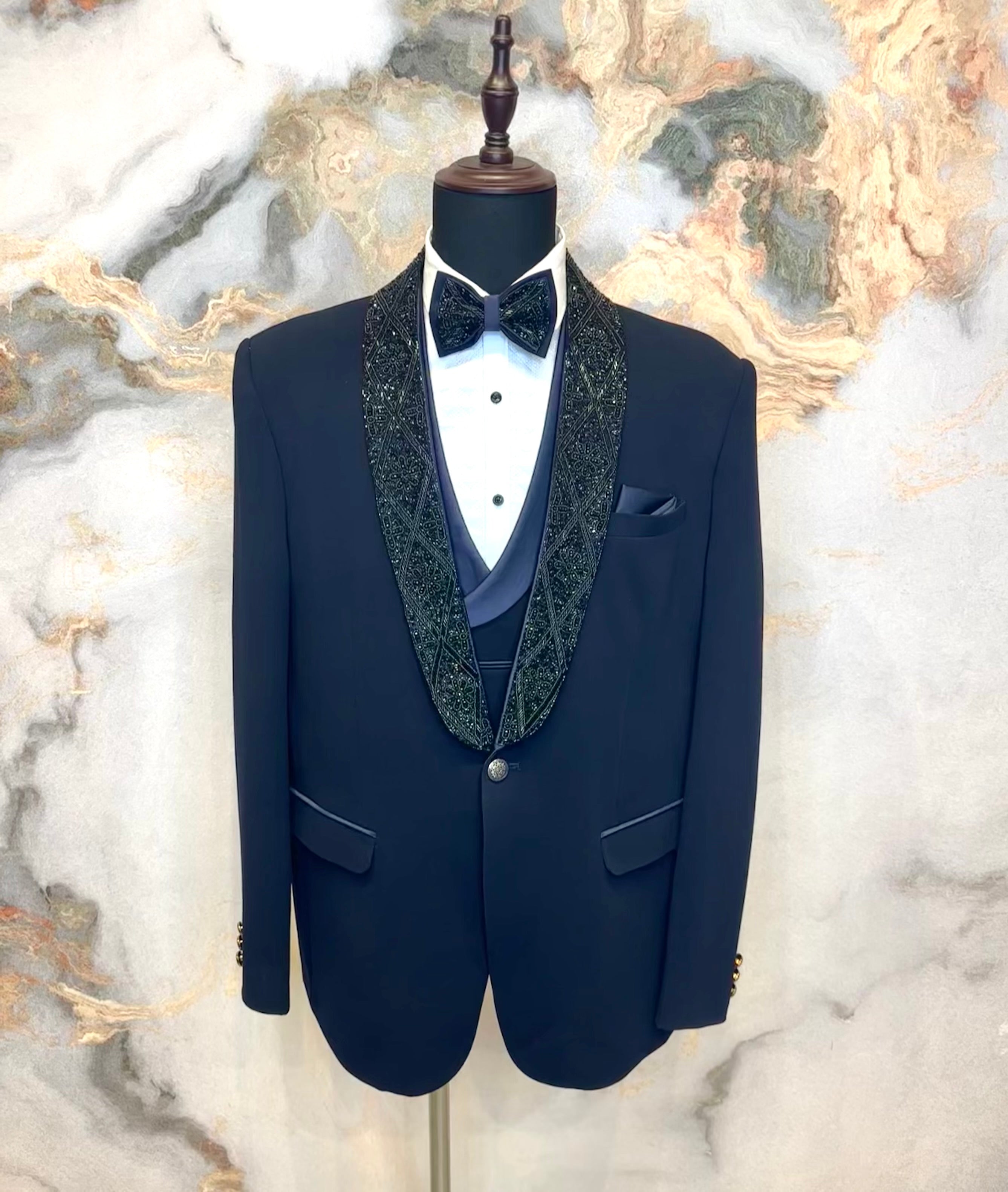 Men’s Navy Blue Tuxedo