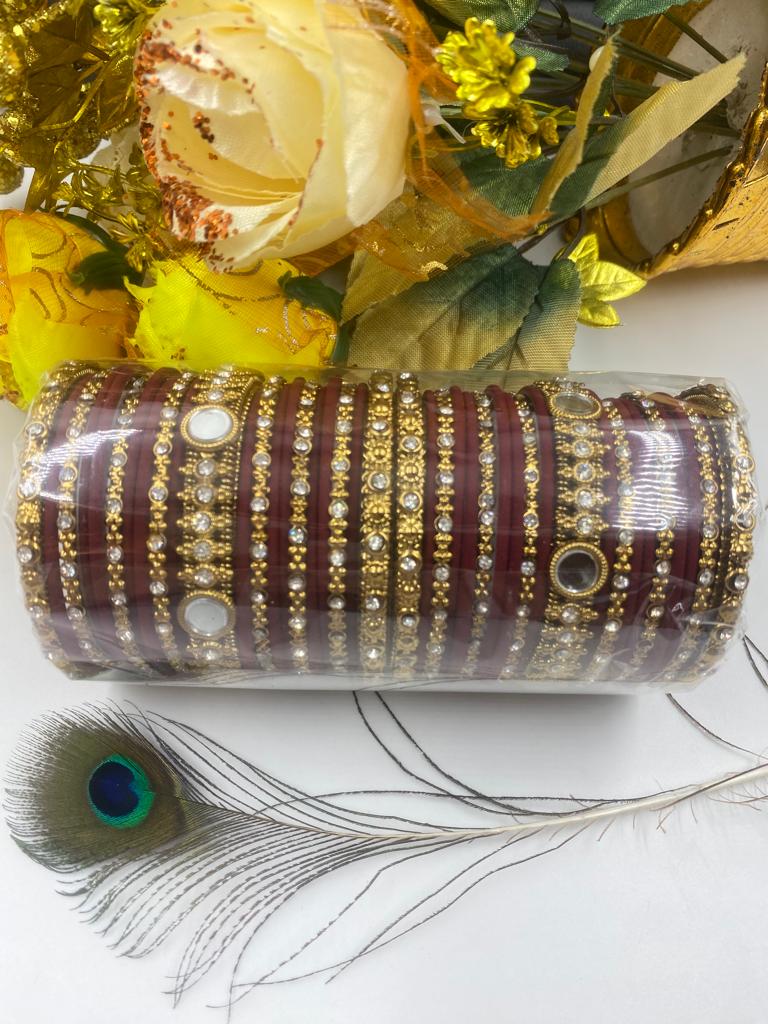 Antique Gold Bangle Set