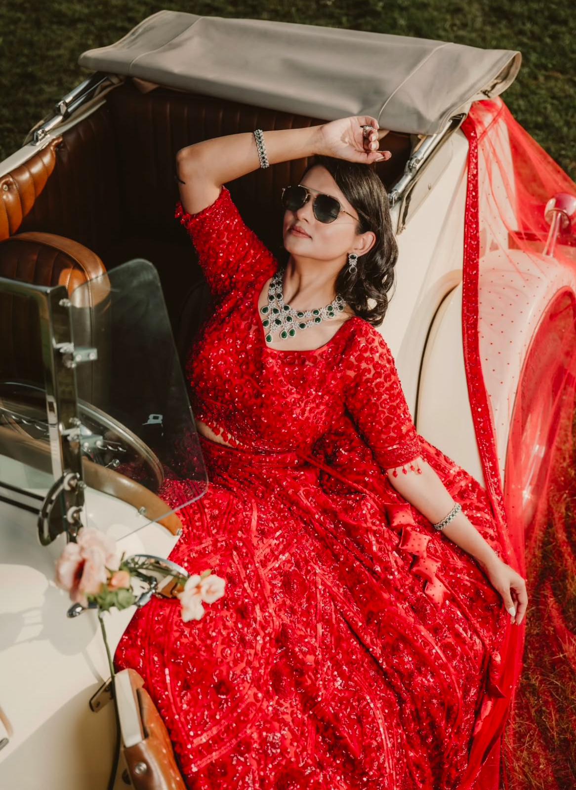 VINTAGE VINEYARD Bridal Lehenga Set